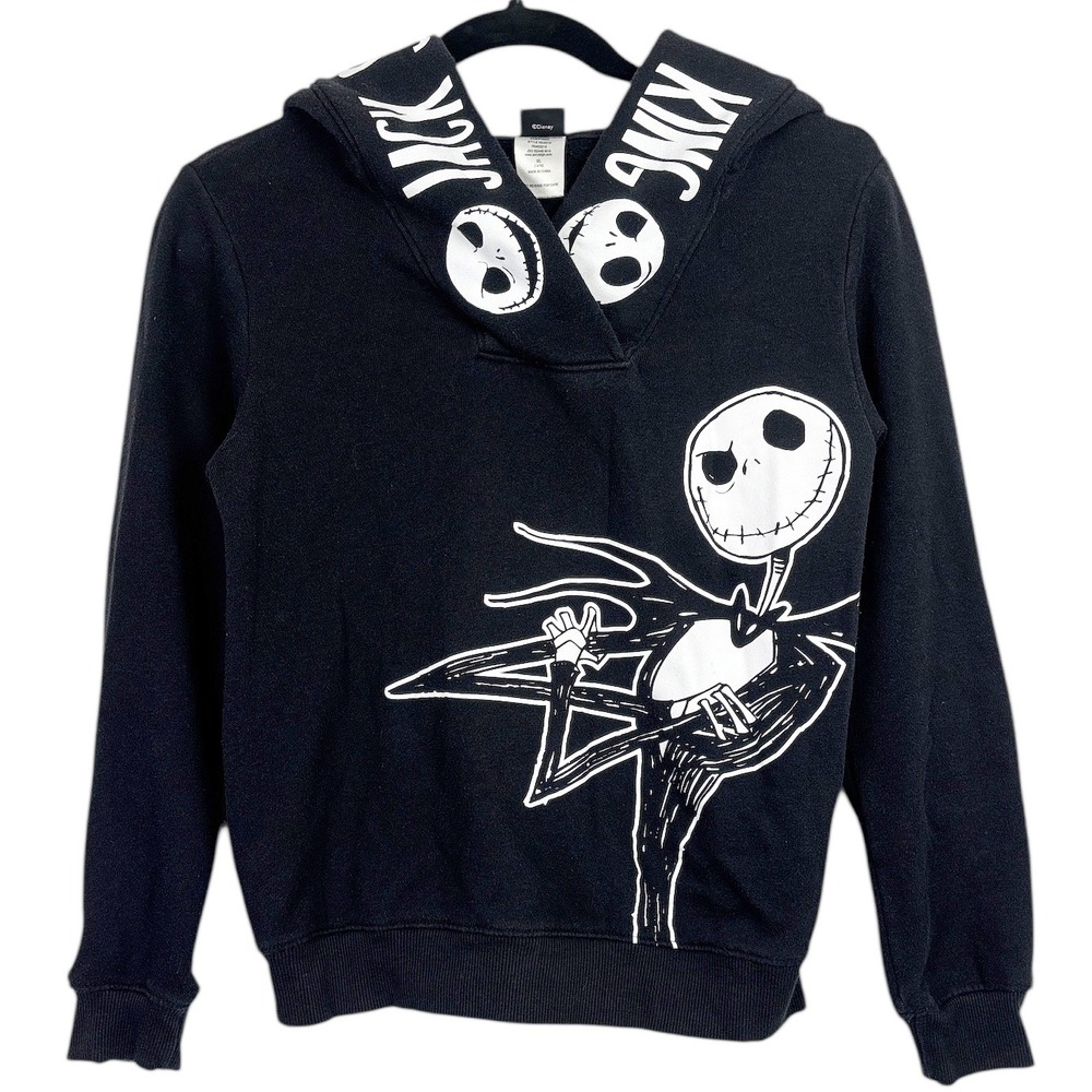 Disney Nightmare Before Christmas Jack Skellington Kids XL 14/16 Pullover Hoodie